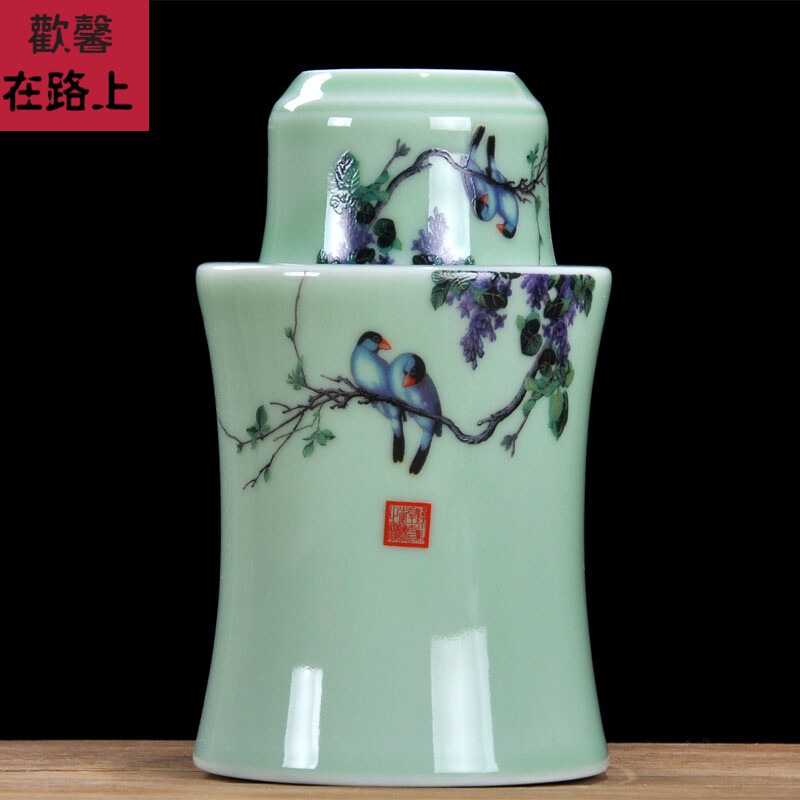 Wine scalding pot household wine warming ceramic wine warmer 2-pack scalding wine pot Chinese white wine cup household wine warmer set rice wine Shopping collection store screenshots give customer service a tea towel 3 pieces