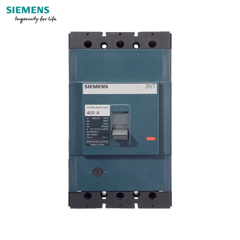 Siemens plastic case circuit breaker 3VT8216 main open 8110 air switch 100A160A250A400A630A 3VT8630N3P630A