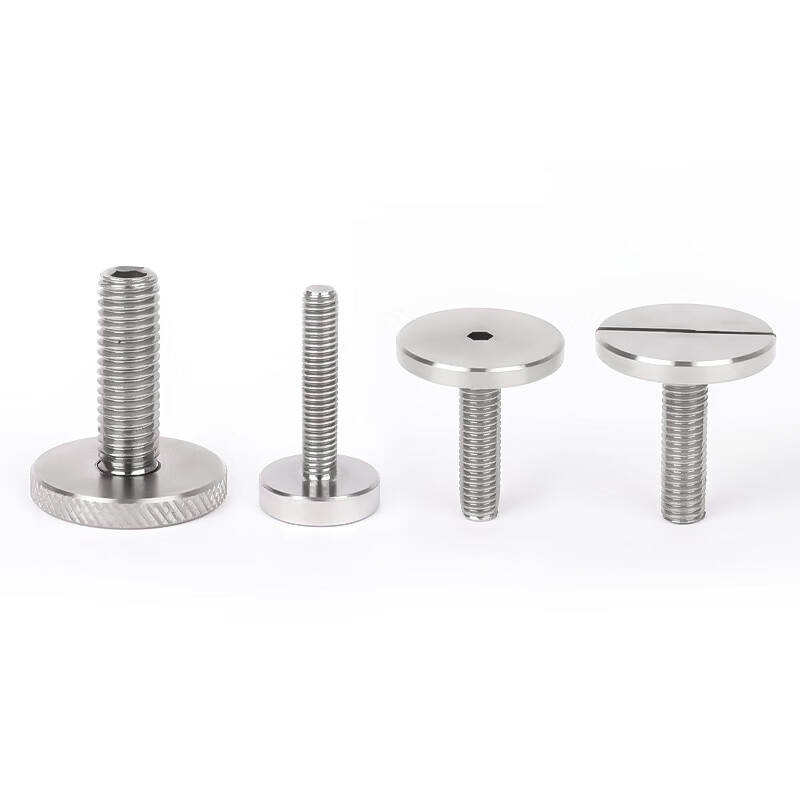 Gangyi 304 stainless steel advertising nails solid glass mirror nails decorative nails sign fixed hand screw cap decorative nails 50*M6*30