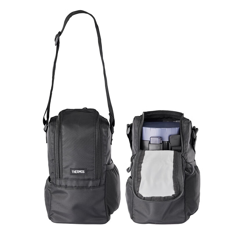 THERMOS lunch box vacuum stainless steel lunch box insulated lunch box multi-layer portable large-capacity thermal bucket TCBC/TCBG TCBG dark blue three-layer tableware with cup