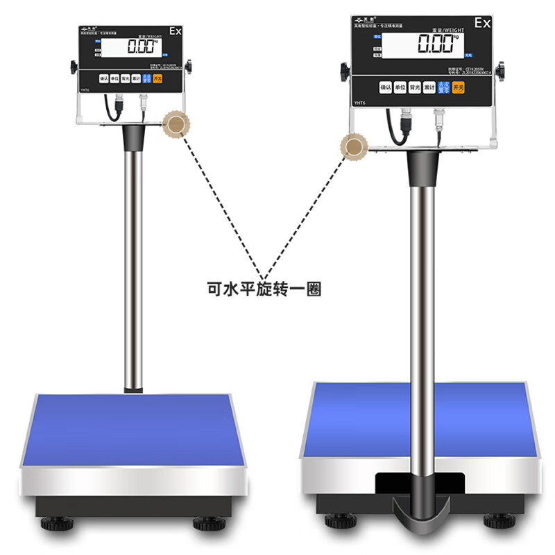 Yingheng explosion-proof electronic scale kilogram scale intrinsically safe explosion-proof chemical bench scale industrial scale explosion-proof electronic scale 150kg5