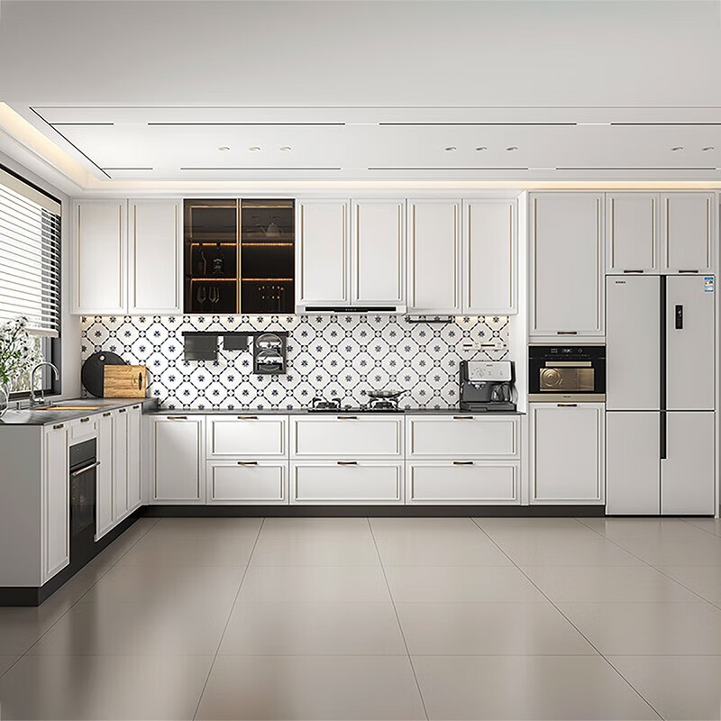 Qian Huinong custom cabinet kitchen integrated cabinet stove cabinet integrated quartz stone countertop open Klavika sincerely ordered