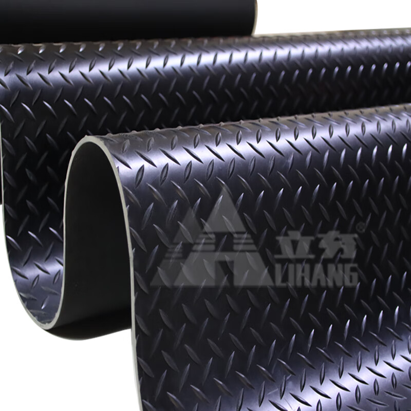 Anti-slip rubber plate willow leaf pattern insulation waterproof wear-resistant buffer shock-absorbing floor mat industrial rubber rubber foot pad willow leaf pattern 1 meter * 1 meter * 5 mm