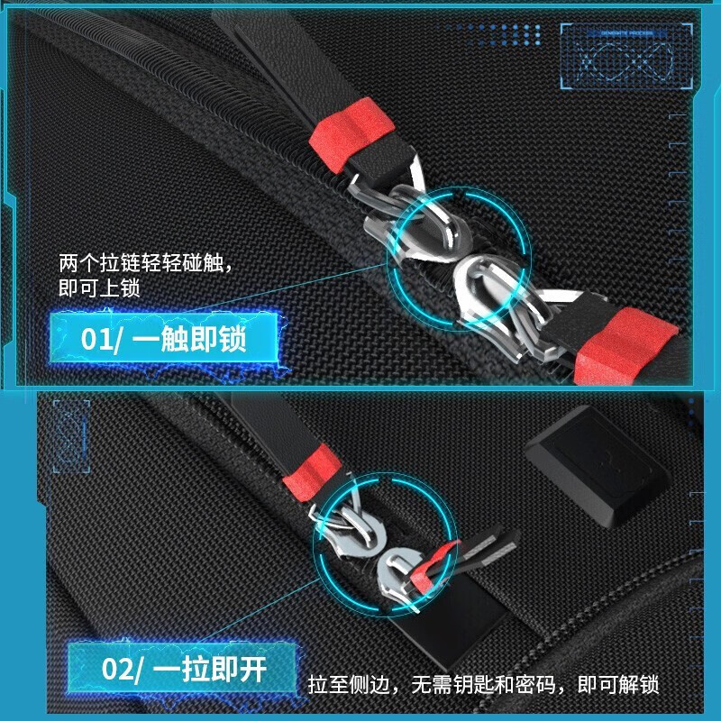 SWICKY men's anti-theft large-capacity college student casual business travel 16-inch laptop business trip backpack