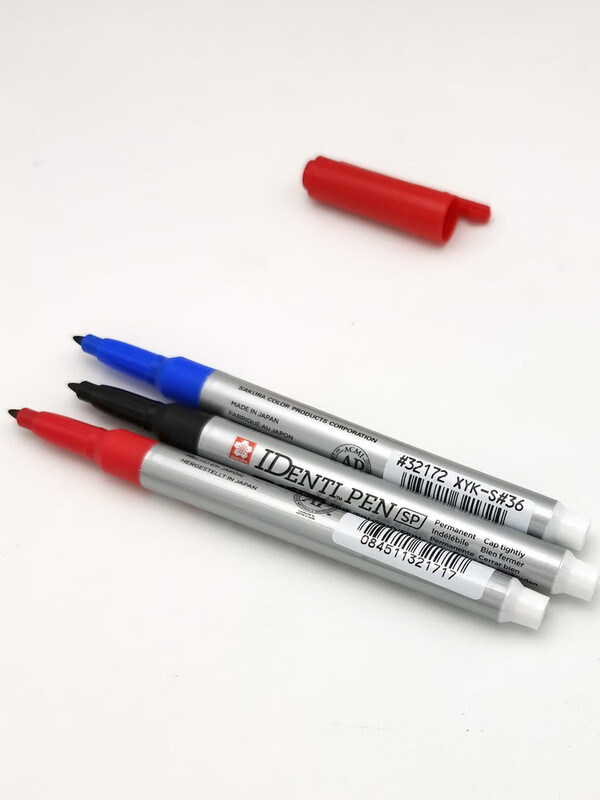 SAKURA marker oil-based pen black IDENTI PEN XYK-S industrial parts marking marker pen black three