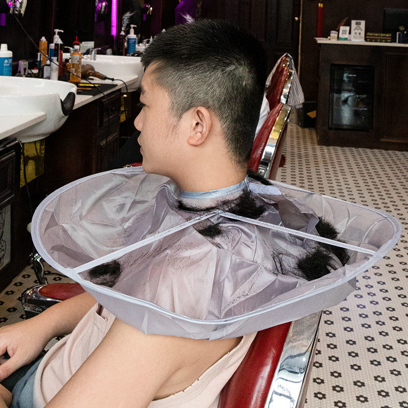 Hair cutting artifact cloth, adult hair cutting cloth, non-stick hair children's bib cloak, household adult shaving apron clothes, adult hair cutting cloak, shopkeeper