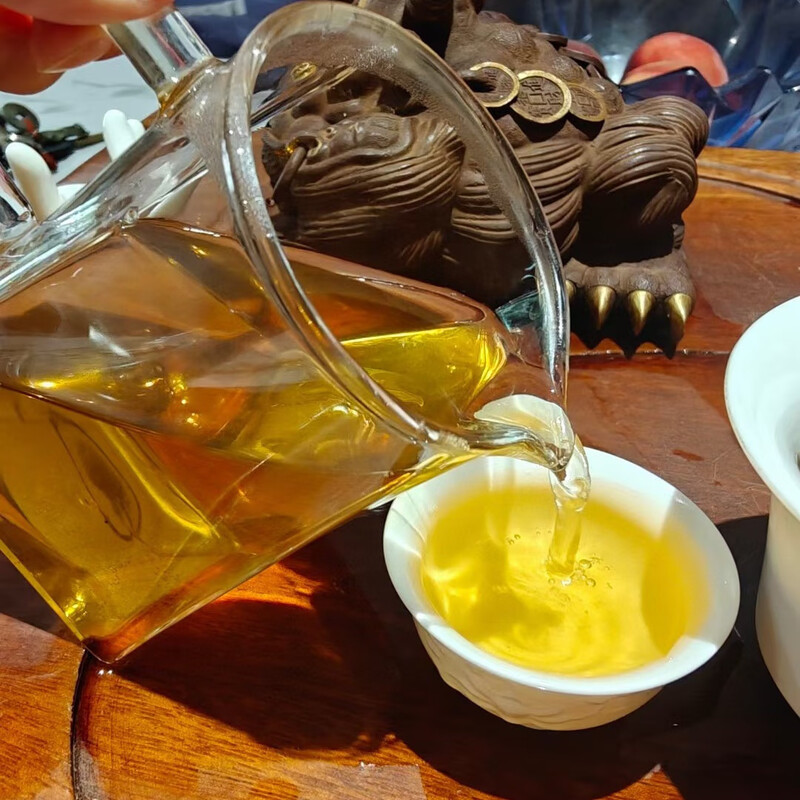 2023 Xinghai Brown Ecological Qingtuo five-year-old ingredients blended with tobacco aroma melted into the tea soup and tea gas thick 250g Tuo