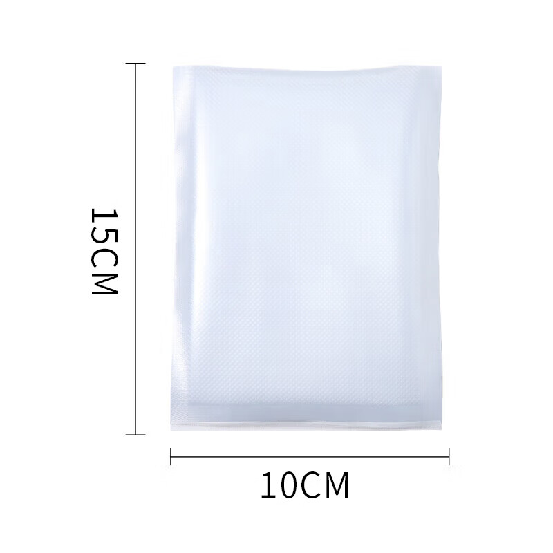 Baijie vacuum bag food vacuum bag vacuum fresh-keeping bag food bag sealing machine rice dumpling packaging bag food grade plastic sealing bag 10cm*15cm 100 piece storage bag