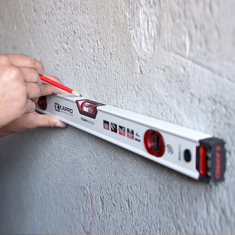 KAPRO Israeli measuring instrument spirit level red vision Space Monkey Hardware Factory 1 meter 2 blister non-magnetic
