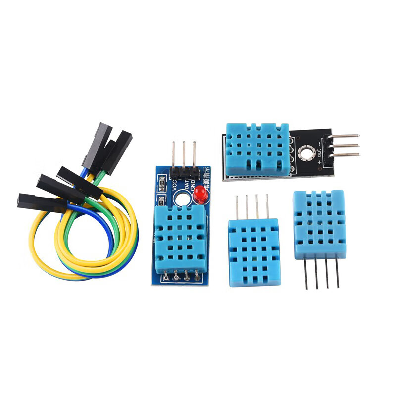 Dengshitang DHT11 temperature and humidity sensor module DHT22 digital switch AM2302 electronic building block Dengshitang DHT11 temperature and humidity module with light