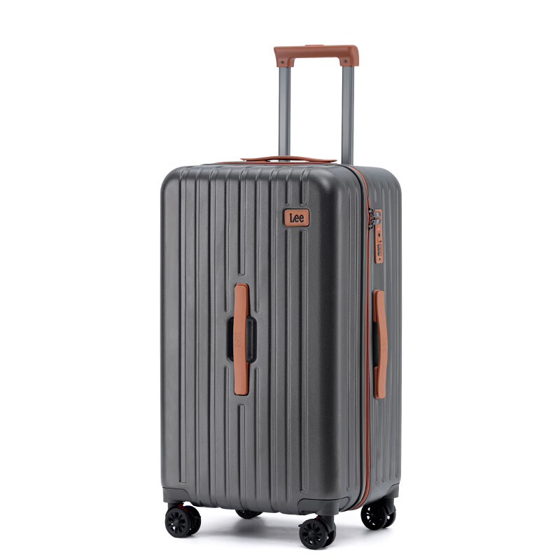 Lee Gaoyan large-capacity thickened suitcase trolley case student boarding case travel password case space-time gray 26 inches