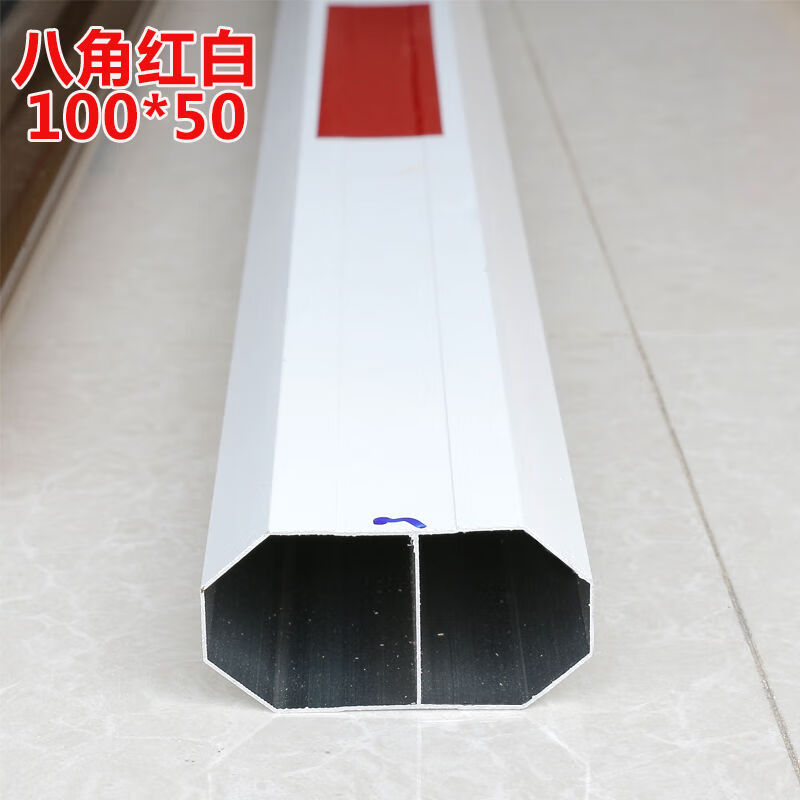 L gate pole gate pole fence octagonal straight pole parking lot parking fence community door railing gate guard lifting pole lifting pole octagonal 100*50 red and white 3.5 meters