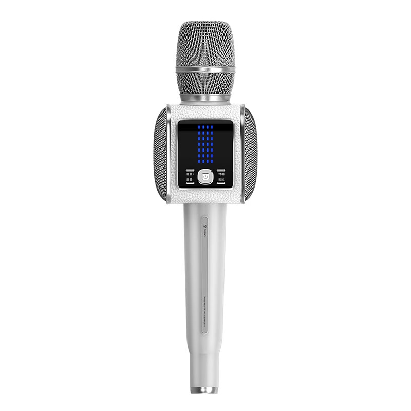 Tuxun G7Pro Microphone and Audio Integrated Microphone Wireless Bluetooth Bel Canto Professional National Karaoke Mobile Phone Home KTV White