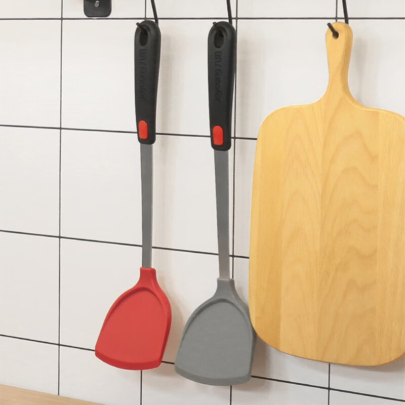 Joyoung silicone spatula non-stick wok frying pan frying pan special cooking spatula gray CF-AS0329
