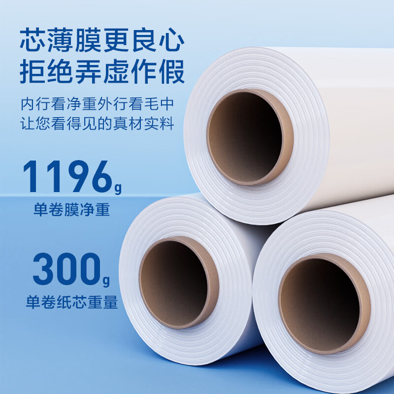 Made in Tokyo, stretch film, industrial packaging film 50cm*200m, film net weight 1.196kg/roll, protective film single roll