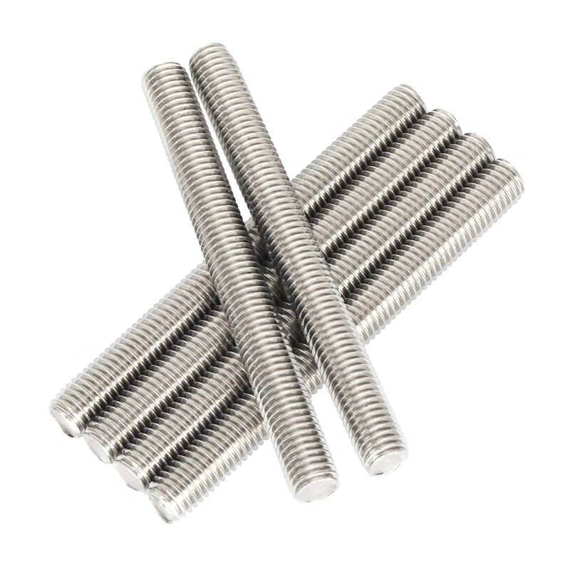He Jiagong Juzhuang 304 stainless steel thread rod 201 through thread screw screw thread rod full thread stud M6M8M1 M4*1 meter 304 (2 pieces)