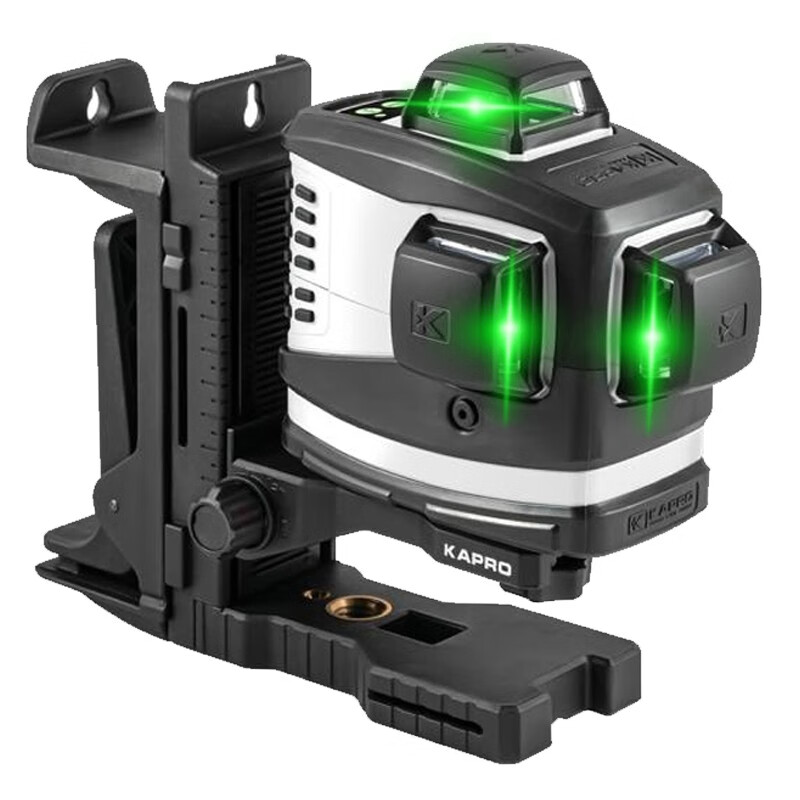 KAPRO Cape Road 12-line green light level laser infrared line meter wall-mounted high-precision level 883WG 883WG 12-line green light (official standard)