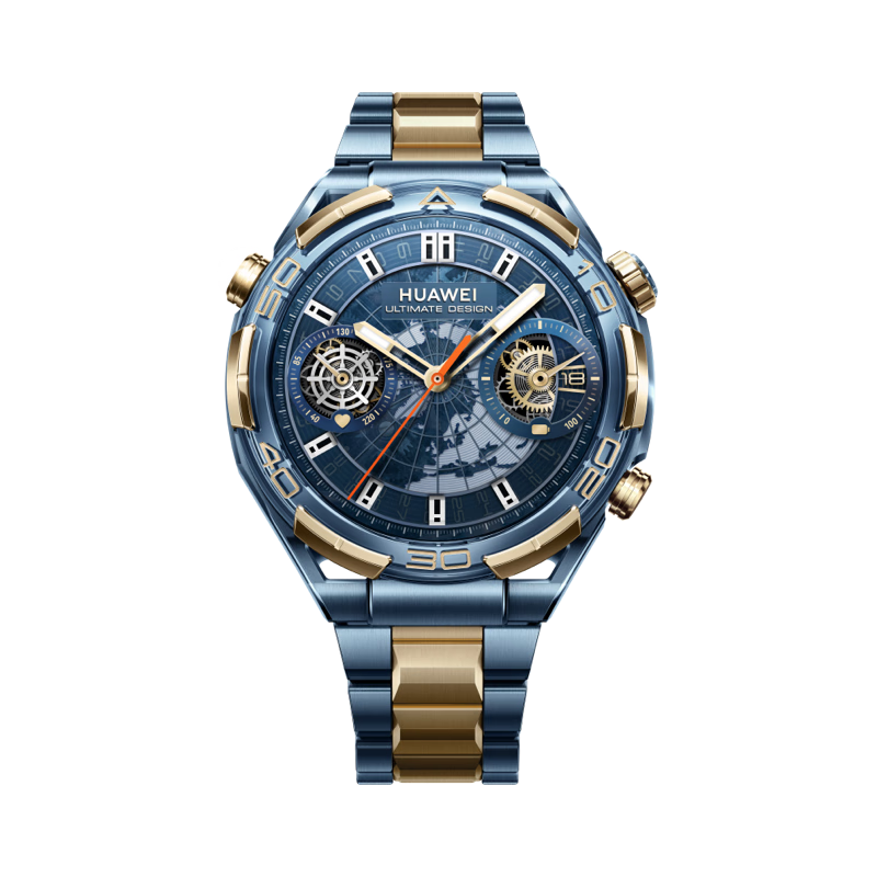 HUAWEI WATCH ULTIMATE DESIGN Extraordinary Master Sapphire Gold Smart Watch Two-Way Beidou Satellite Message Bluetooth Phone Outdoor Adventure