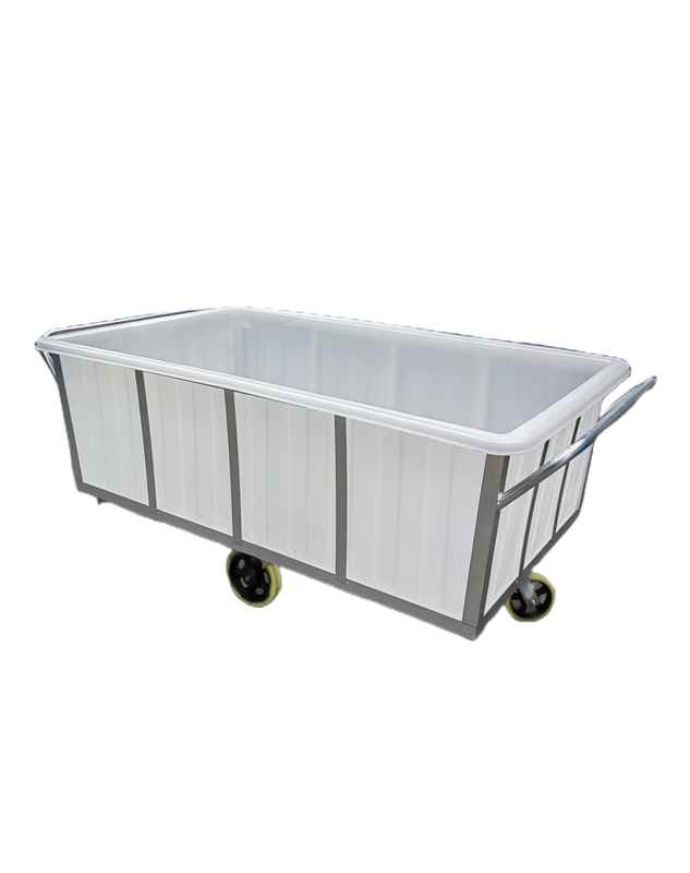 Printing and dyeing cloth cart water tank cart loading material cart drop cart mobile square box with wheels hand-pushed square box linen cart 50L square box (59*45*32) + cart