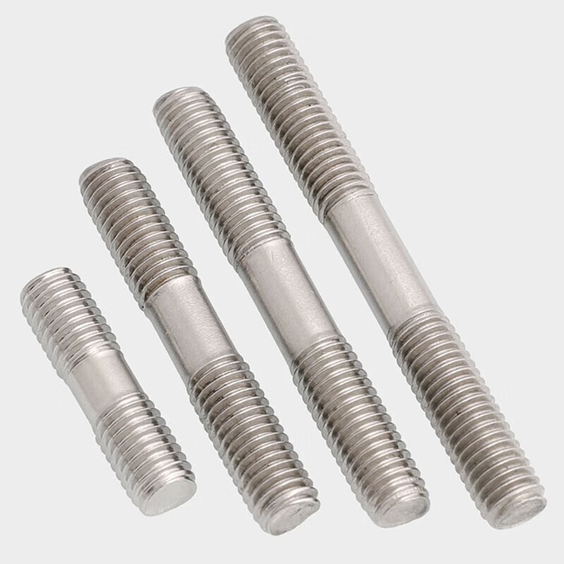 Bingneng M12-M48 304 stainless steel double-head bolt screw two-head thread screw two-head threaded screw rod stud M39*150 1 piece