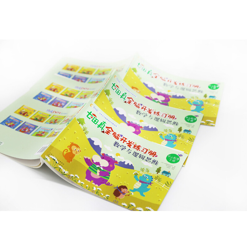 Connecting young children to primary school, Nanada Zhen’s whole-brain development workbook, mathematics and logical thinking (3-volume set)