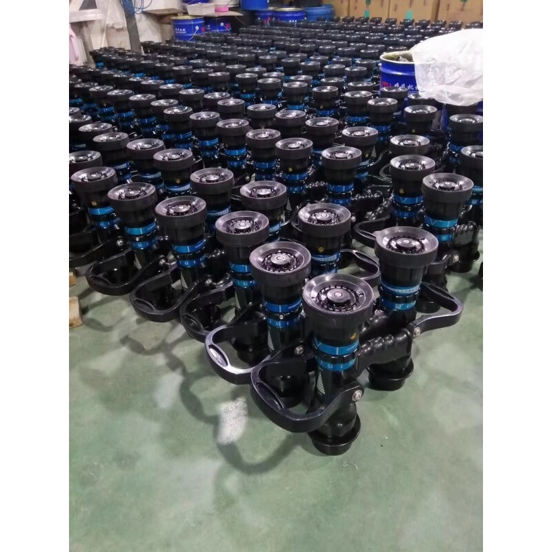 Fire-fighting multifunctional water gun head with adjustable DC spray recoilless water gun QLD6.0/8I 65/50/40 red QLD6.0/8I type (65 type 2.5 inch complete set with inner buckle