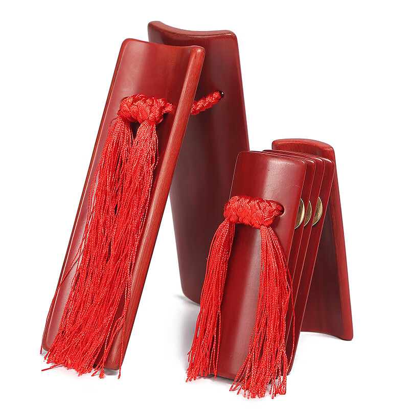 Love Bird Allegro Bamboo Board Allegro Adult Children 5 Bamboo Castanets XS6001 Large Adult Red