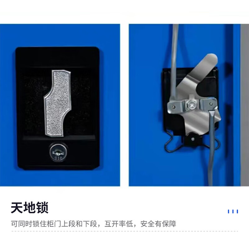 Kaiyuan Blue Tool Cabinet Five Layers Without Hanging Plate 1000*500*1800mm Heavy Duty Tool Cabinet Workshop Tool Storage Box Parts Cabinet Multi-Layer With Hanging Plate KY-GJG05