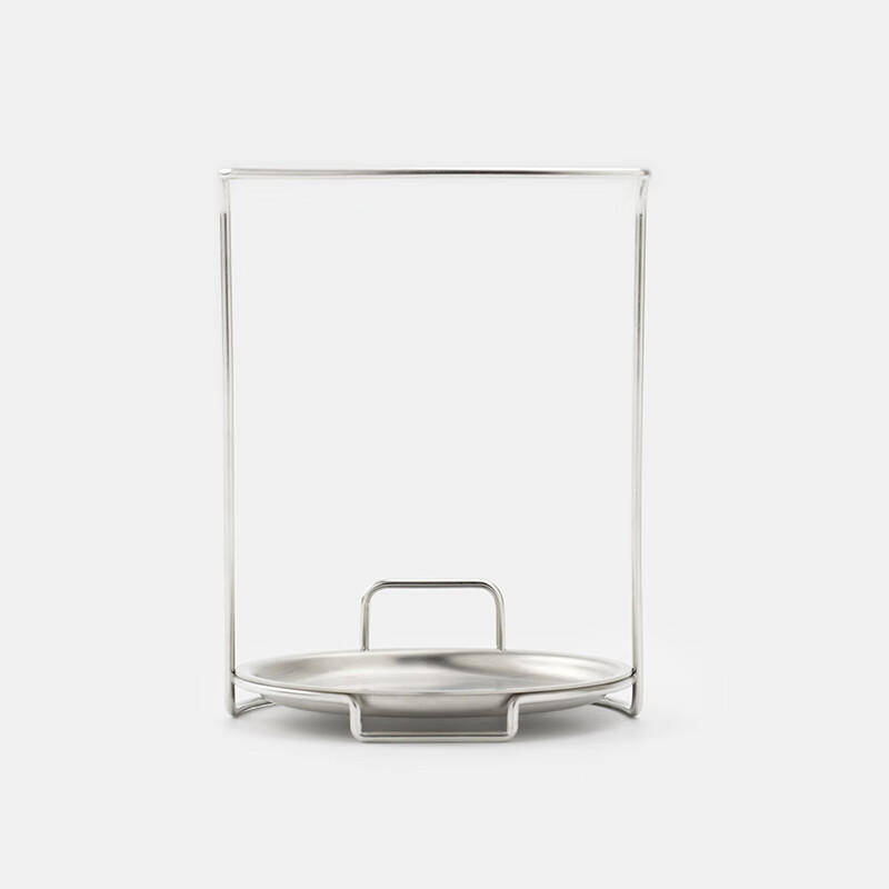 MUJI stainless steel kitchen storage rack organizer storage rack drain rack pot lid rack MCB8CC3A silver approximately disk diameter 120*height 170mm