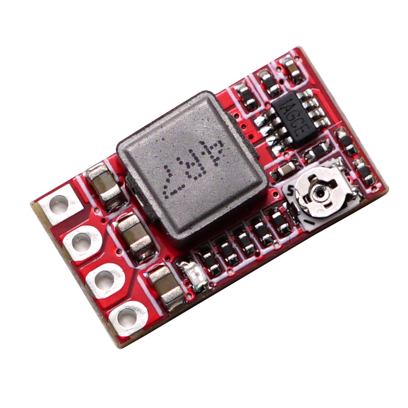 Throwing stones Mini 3A adjustable step-down power supply module DC4.5-24V to 0.8-12V can be fixed to output 3.3/5/9/12V Mini 3A adjustable step-down power module 1 box