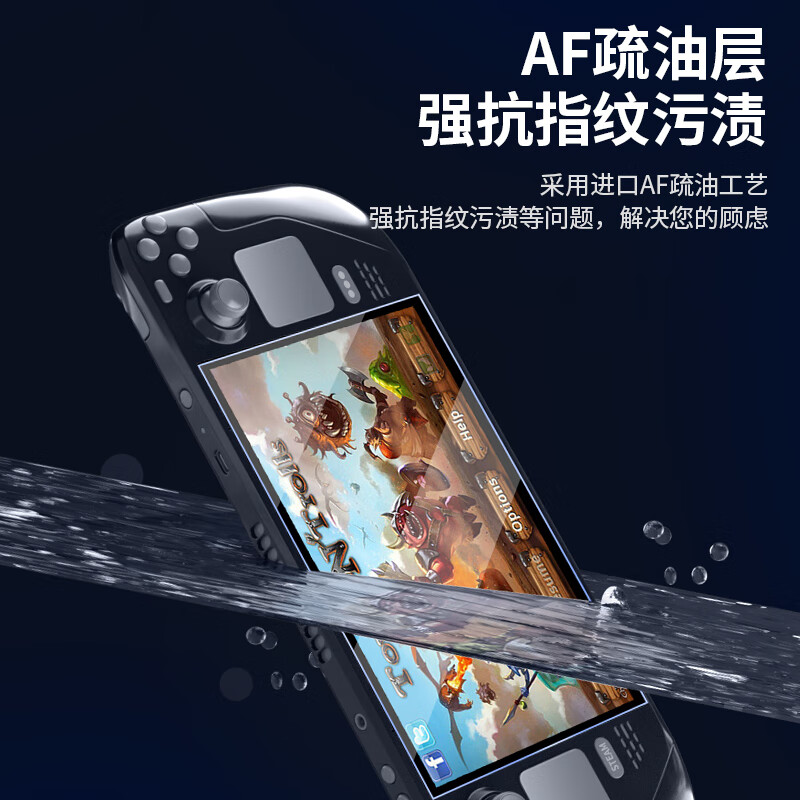 Biaz Steam Deck/oled film protective film screen AR anti-reflective film anti-glare dust-proof film sticker game console high-definition anti-fingerprint nano-tempered film yz32
