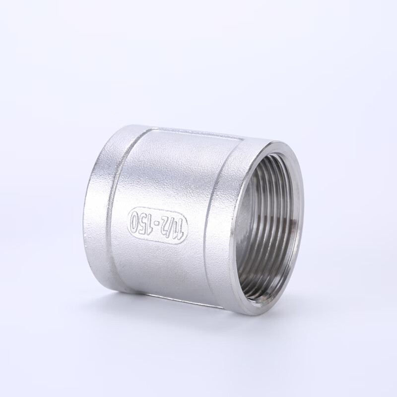 Chaiba 304 stainless steel inner wire straight-through double inner wire direct joint internal thread pipe clamp stainless steel internal tooth pipe ancient pipe fittings specifications can be customized 4 points DN15 one price