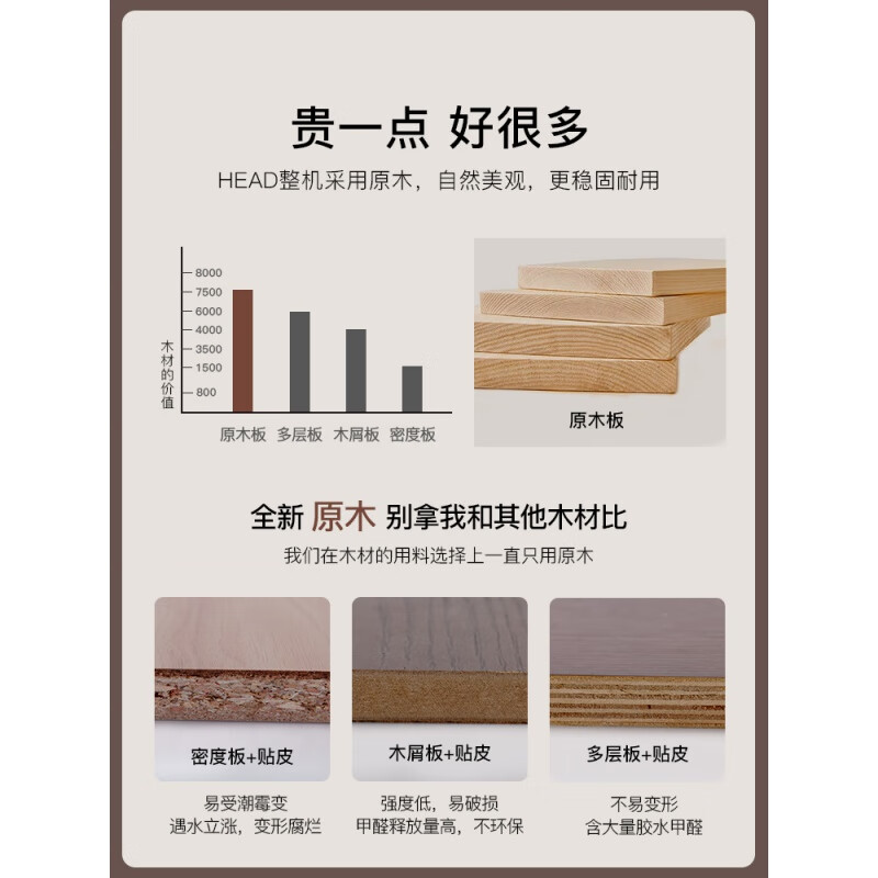 HEAD rowing machine intelligent water and electric control double resistance foldable home gym equipment indoor aerobics imported rubber wood | WR655 folding light color model