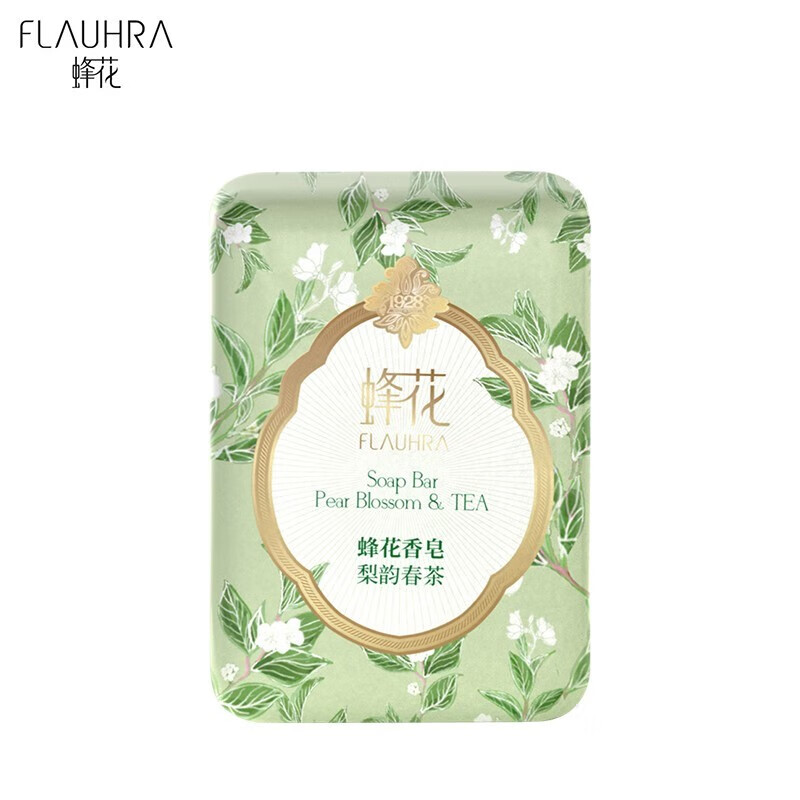 Bee Flower Sandalwood Soap 125g Woody Fragrance Soap Bath Fragrance Face Washing Hand Soap Single Block Cleaning Soap Liyun Spring Tea 125g 1 block