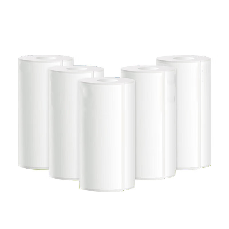 Minggu one-part express delivery form electronic one-part three-proof thermal printing label paper blank one-part paper self-adhesive portable express delivery form one-part blank 76x130 50 sheets 5 rolls