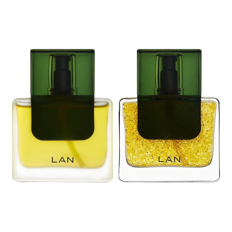 LAN (LAN) Lan Eye Oil Essence Oil Set Repairs Light Lines, Firms, Anti-Wrinkles, Improves Dullness, Uses Oil to Nourish Skin Care Gift Box Gift