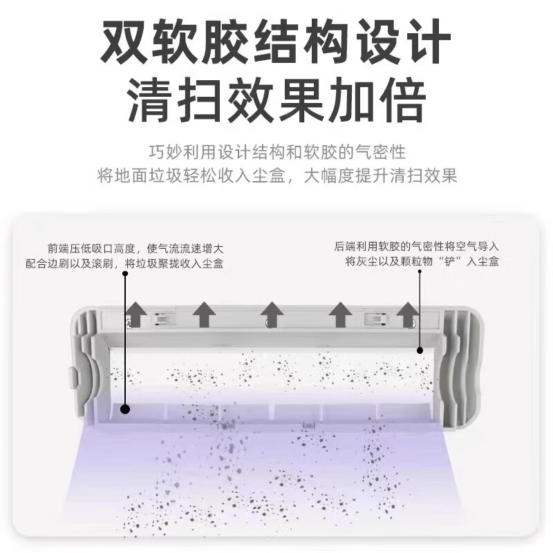 Levenger adapts to Xiaomi Mijia sweeping robot H40/D101CN accessories Mijia dust bag mop rag side roller brush cleaning fluid consumables 2 side brushes + 2 dust bags + 4 rags