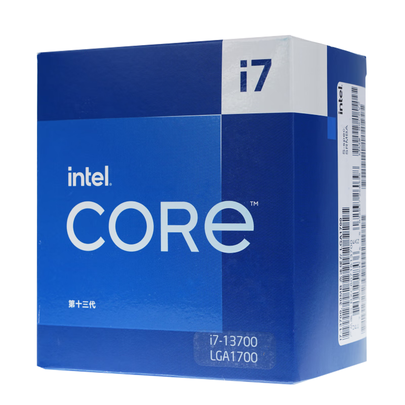 90% new Intel i7-13700 Core 13th generation processor 16 cores 24 threads Turbo frequency up to 5.2Ghz desktop CPU