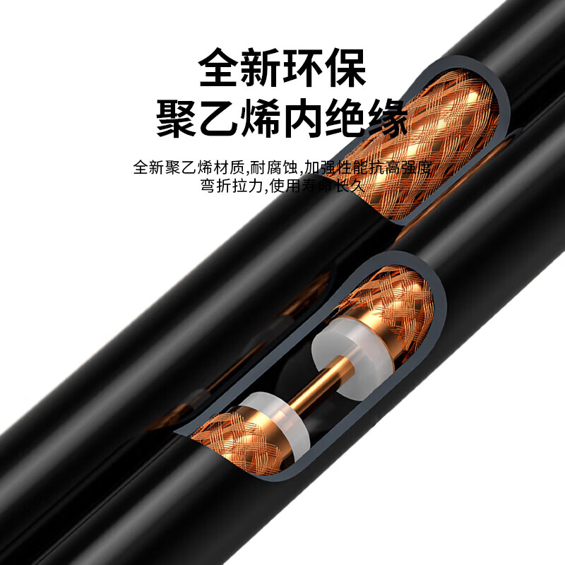Fengyingzi SYV50-3 RF connection cable SMA male to SMA male coaxial extension cable 2 meters FYZ-XH802