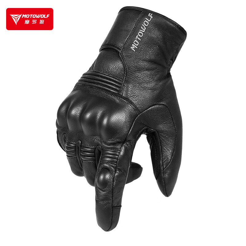 MOTOWOLF motorcycle gloves winter cold-proof and water-repellent motorcycle gloves men's retro motorcycle off-road warm and anti-fall equipment