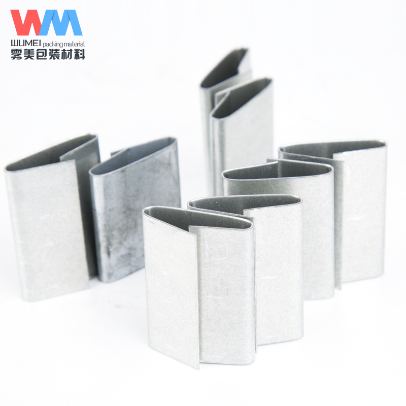Wumei Iron Packing Buckle 16/19/32mm Steel Belt Clip Metal Iron Buckle Steel Buckle Strapping Belt Packing Buckle Plastic Steel Belt Packing Buckle Steel Buckle 19mm Iron Packing Buckle*1kg About 150 pcs