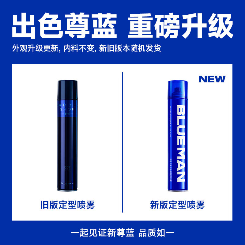 Zunlan men's styling hair gel set (styling spray + hair mud) long-lasting styling gel water dry gel hair wax