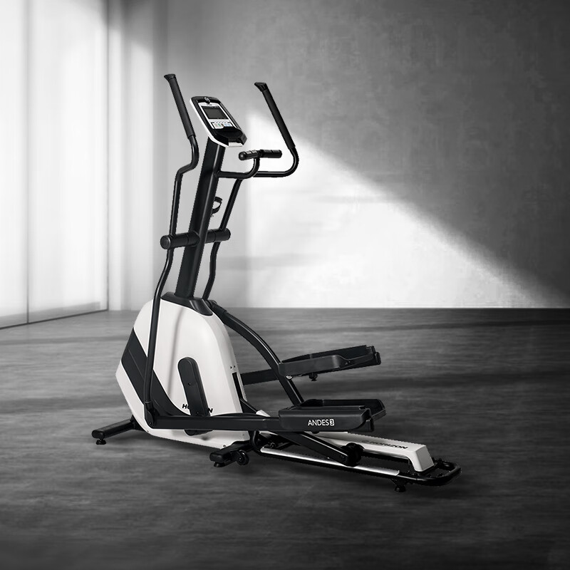 JOHNSON Elliptical Machine Home Stepper Foldable Walking Machine Indoor Walking Machine Elliptical Machine Home Butt Training Recommended Andes 3.1 (Black)_Horizon