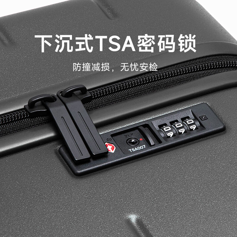 95% new Mijia Xiaomi suitcase 20-inch trolley case small boardable case PC suitcase men's and women's password leather case gray