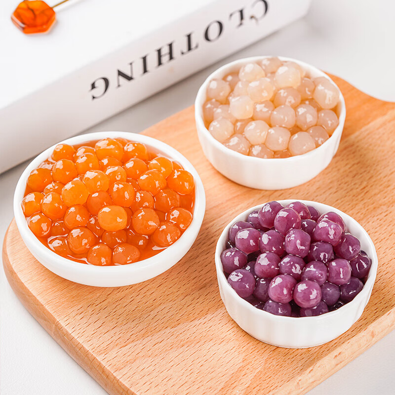 Baizuan room temperature quick-cooking taro ball balls 500g pearl milk tea sago fruit fishing ingredients baking ingredients mixed pack