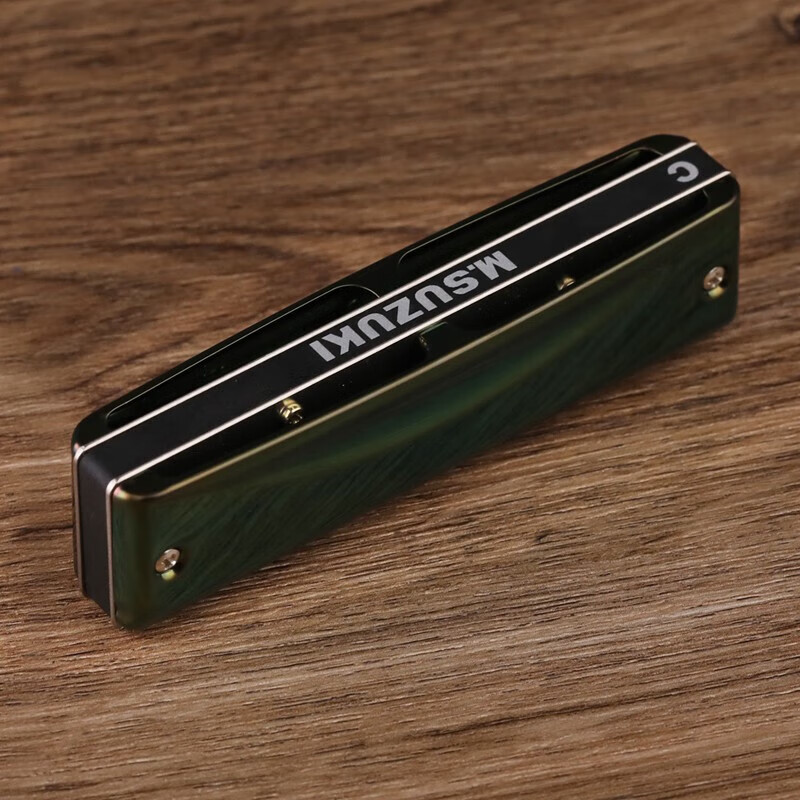 SUZUKI Japan Suzuki imports C20 Blues 10-hole PADDY tuning ten-hole harmonica olive green adult student universal
