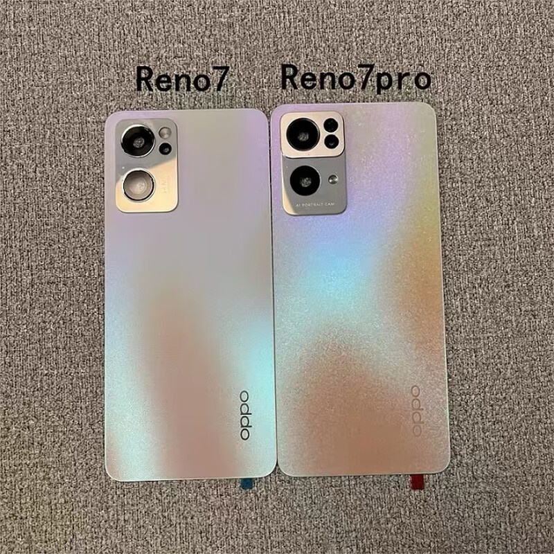 X is suitable for OPPO Reno7 original disassembled original back cover glass reno7pro original back cover body accessories Reno7 Star Language Wish without lens original can pass