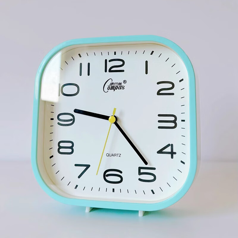 Combas desktop alarm clock for children and students to get up, simple bedroom bedside clock, essential for the first semester of school, 2361 blue