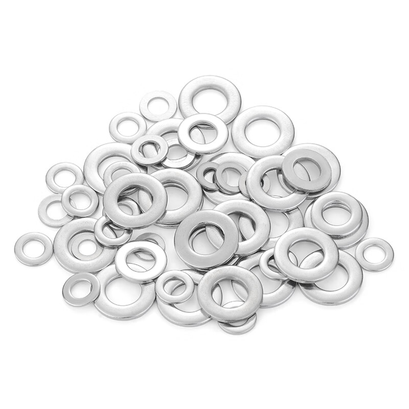 Jinggong (JINGGONG) M8-M10 304 stainless steel flat washer round screw washer metal flat washer thickened and enlarged meson M8*40*2 (10 pieces)