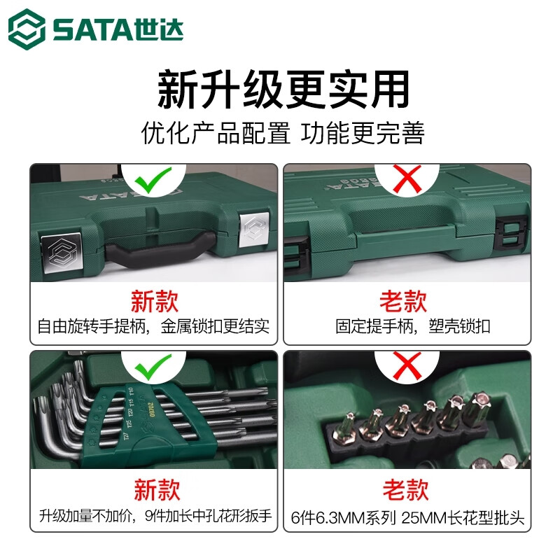 Star Star Tools 09509 Set 56-piece Auto Repair Tool Set Socket Combination Ratchet Mid-Fly Wrench Maintenance Vehicle Tax Included 09509/56-piece Combination Set